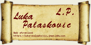 Luka Palasković vizit kartica